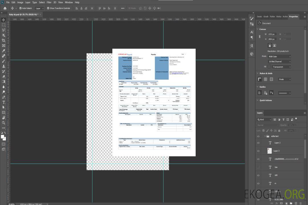 Modèle de fiche de paie Oracle Payroll Advantage Sales & Marketing LLC aux formats Word et PDF.pdf, 1 template Modèle de fiche de paie Oracle Payroll Advantage Sales & Marketing LLC aux formats Word et PDF.pdf, 1 template